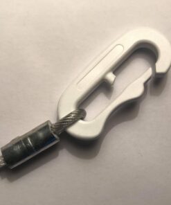 Alternative view of Neckline wire med plast karabin