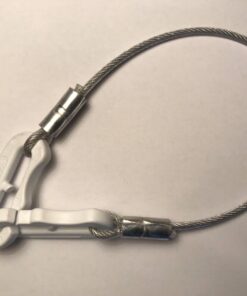 Neckline wire med plast karabin
