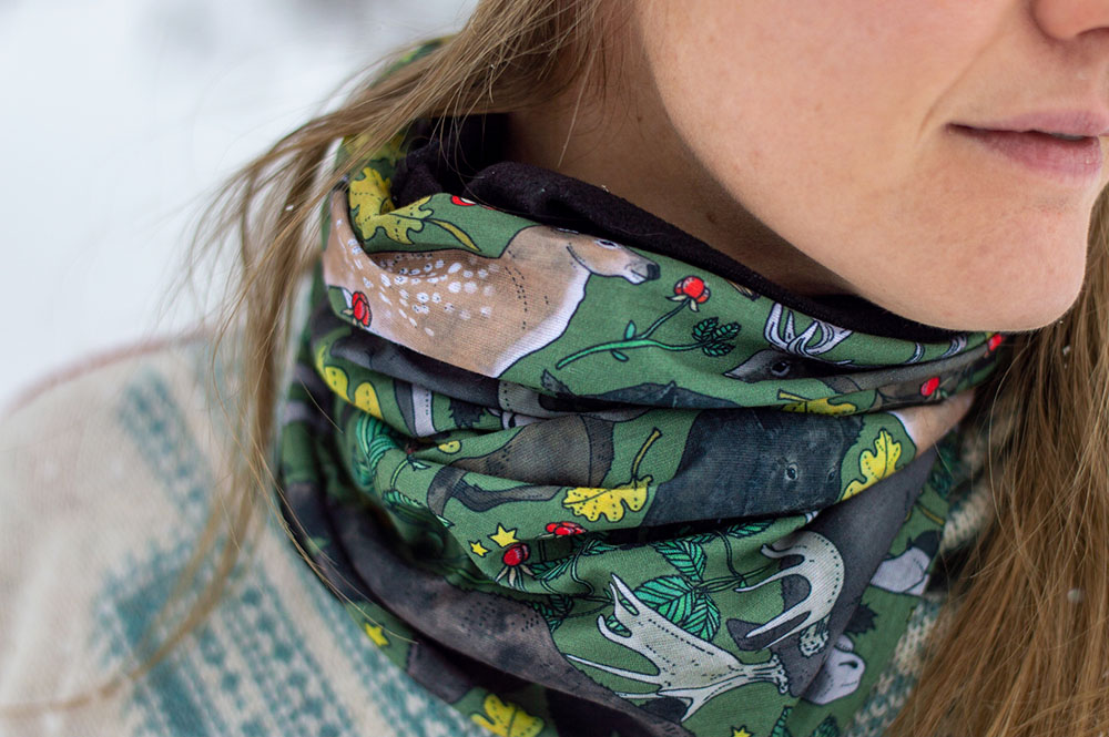 Eplaros Halstube med fleece Vildt - Image 2