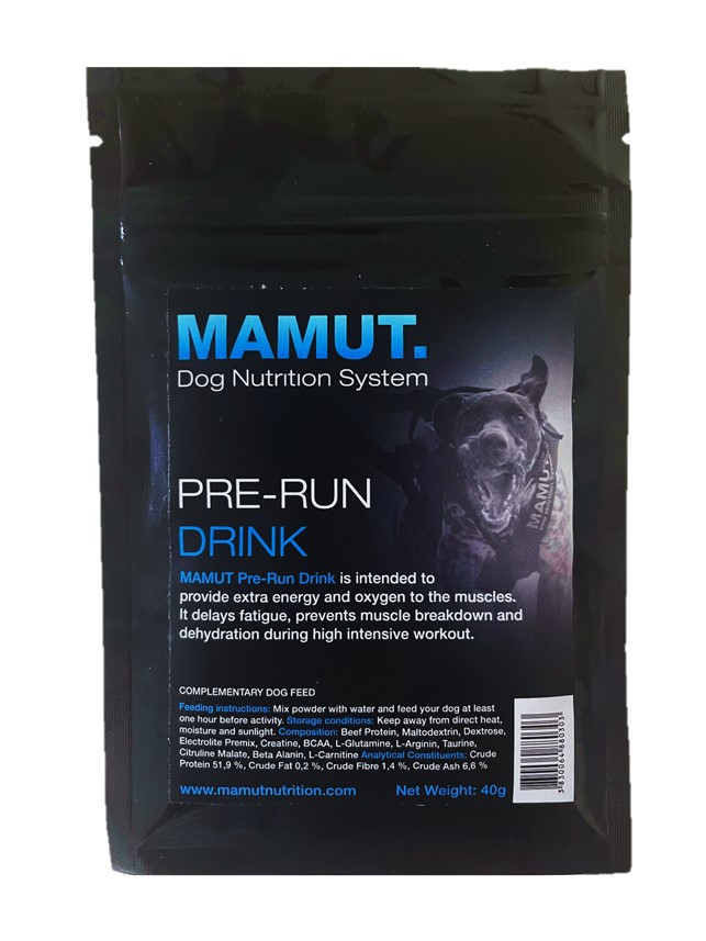 MAMUT Pre-Run Drink - 40g prøvepose