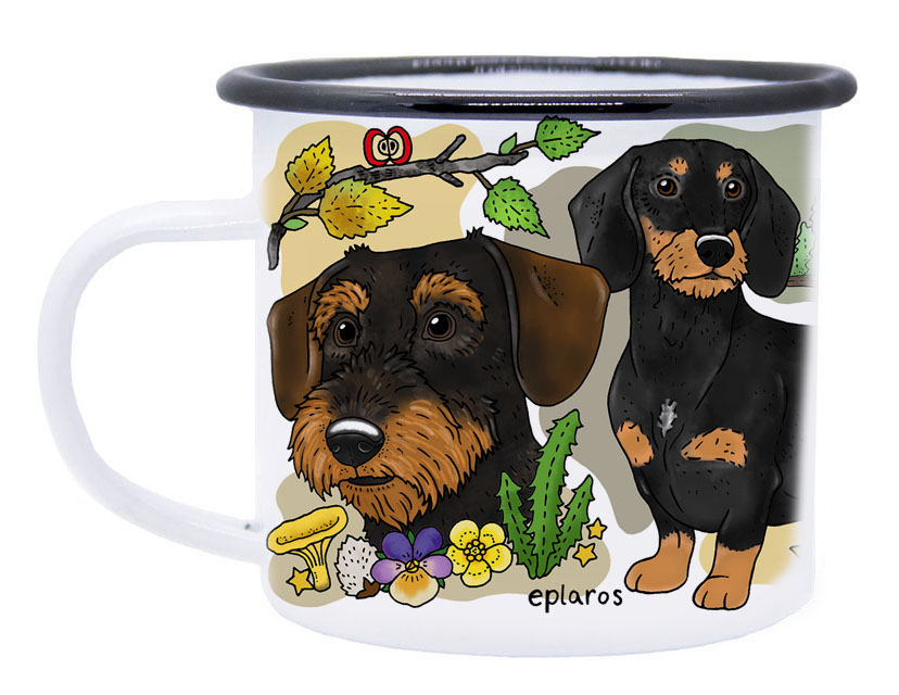Eplaros emaljekrus - Gravhund - Image 6