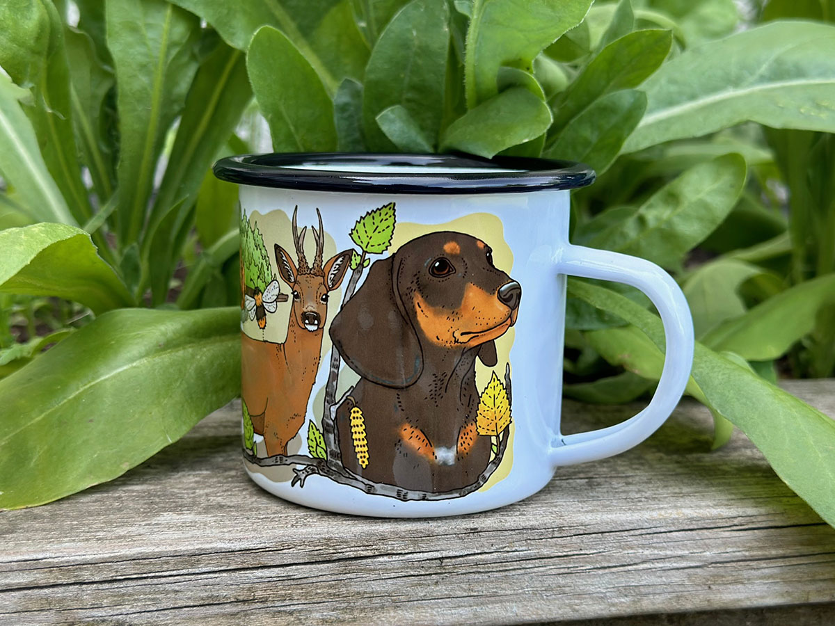 Eplaros emaljekrus - Gravhund - Image 3
