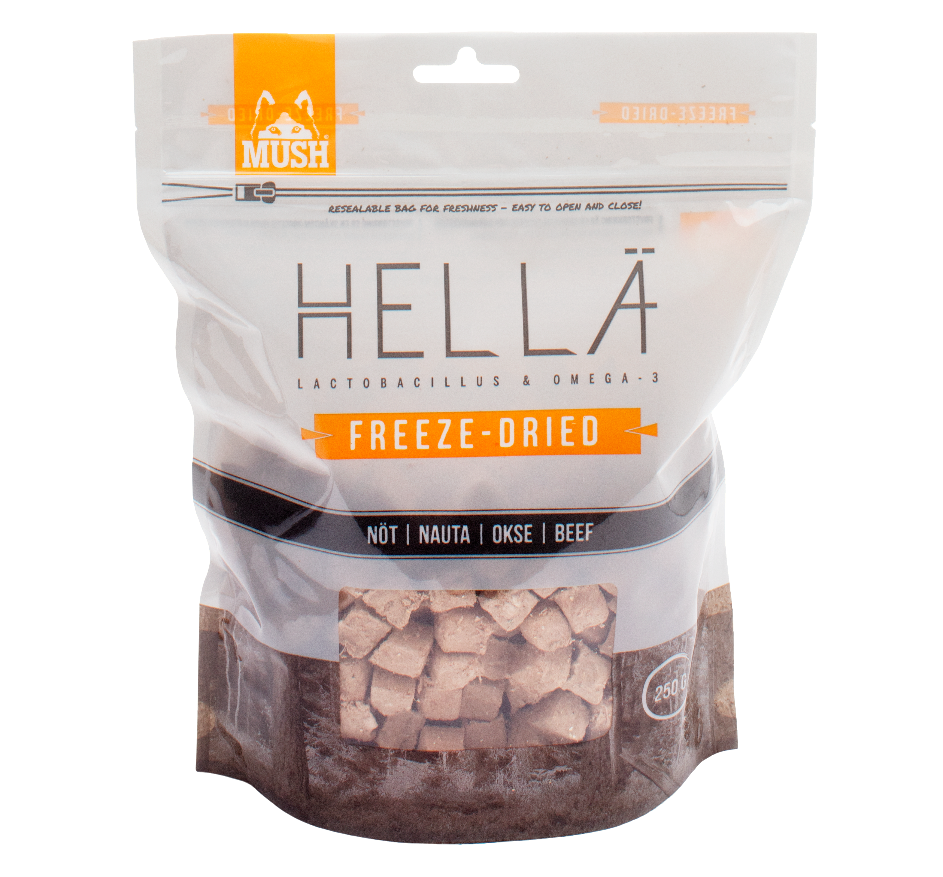 MUSH HELLÄ Freeze-Dried Oksekød
